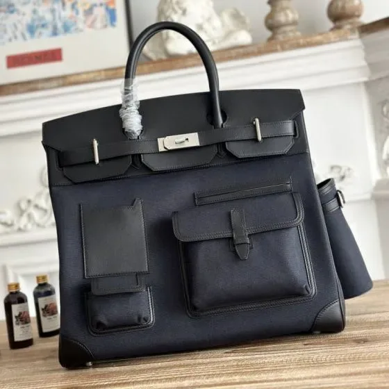 Hermes Birkin 40 Cargo Black Top Handle