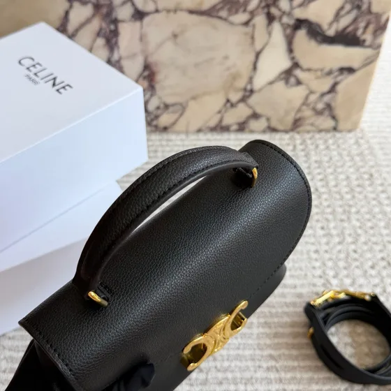 Celine Triomphe Noir Anse supérieure