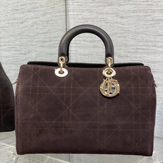 Dior Lady Dior Dark Braun Henkel