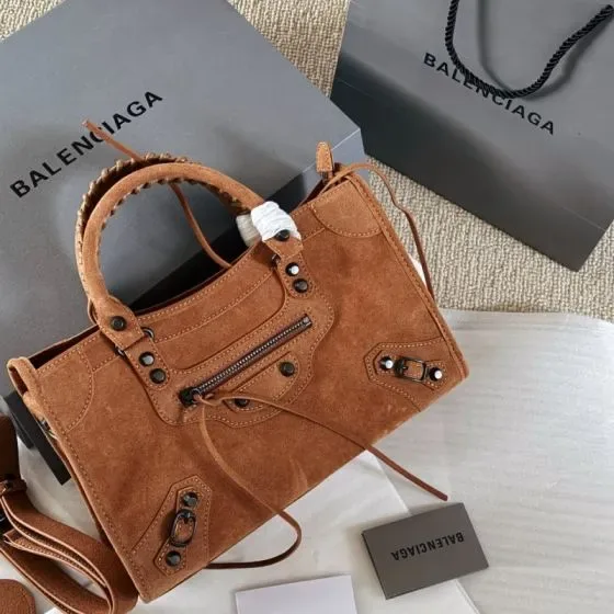 Balenciaga Neo Classic City Mini Bag Brown Top Handle