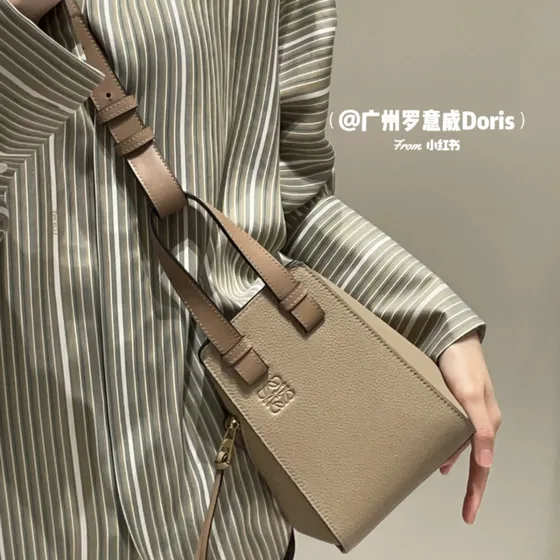 Loewe Hammock Bag Beige Asa superior