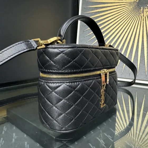 YSL Gaby Vanity Case Schwarz Crossbody