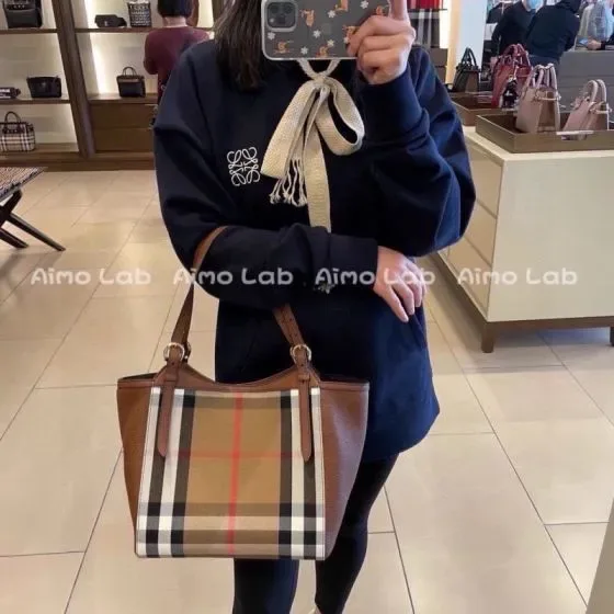 Burberry Canter Tote Brown Tote Bag