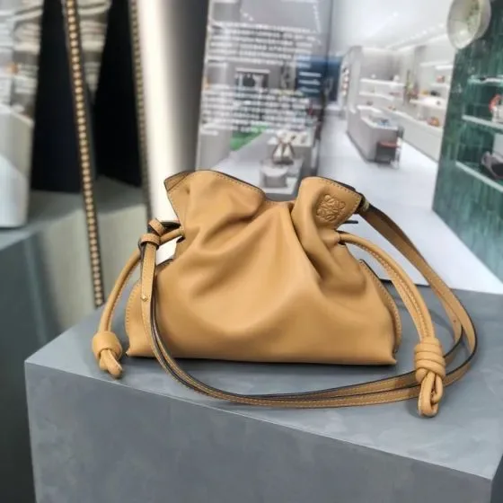 Loewe Flamenco Clutch Mini Warm Desert 23 5 18 9cm Crossbody