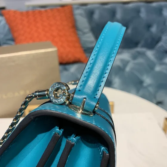 Bvlgari Serpenti Forever Turquoise Schultertasche