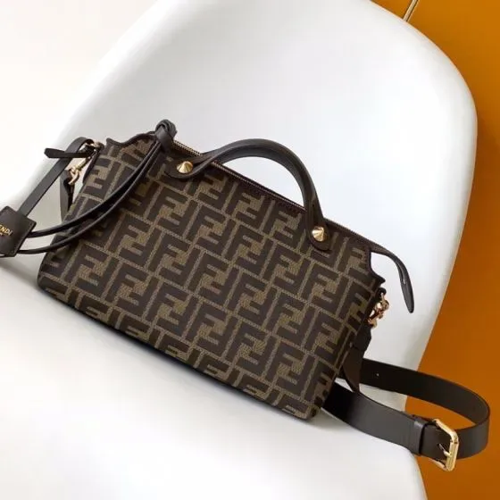 Fendi By The Way Mini Brown Top Handle