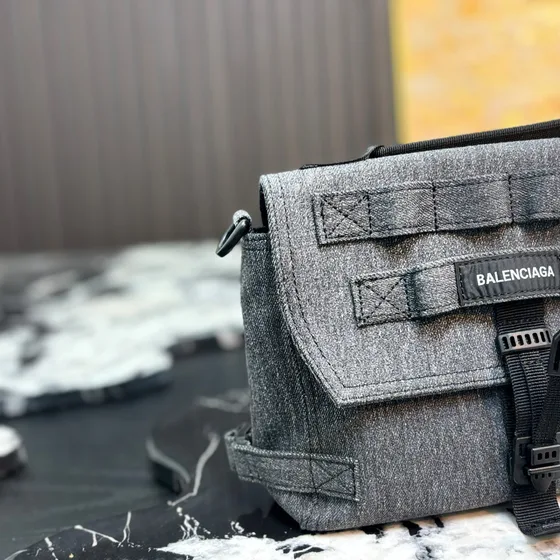 Balenciaga Army Postacı çantası Heather Gri Crossbody