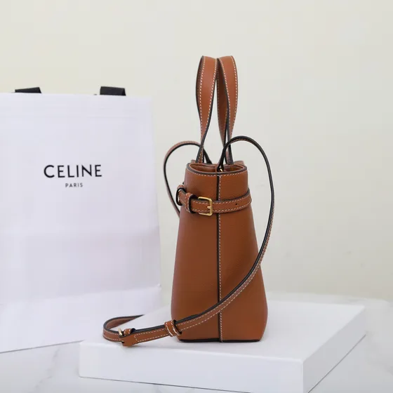 Celine Triomphe Tan/Brun Shoppertasketur