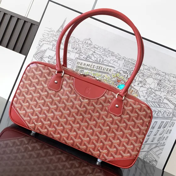 Goyard Saint Martin Bag Rosso Manico