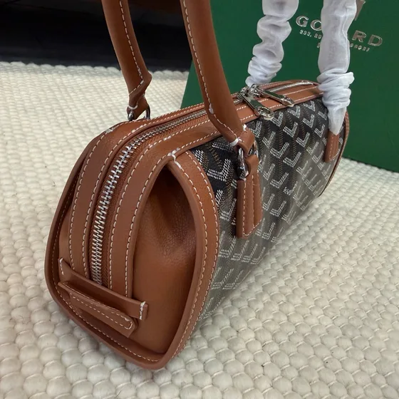 Goyard Saint Martin Bag Brown And Black Shoulder Bag