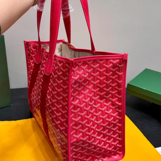 Goyard Hardy Tote Rød Shoppertasketur
