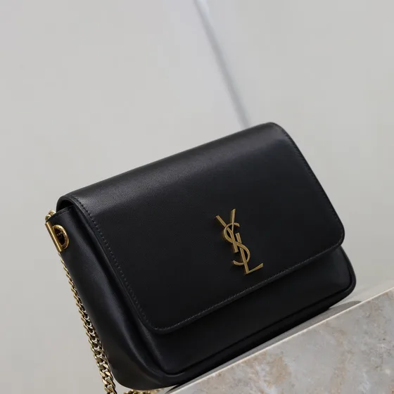 YSL Reversible Kate Siyah Omuz çantası
