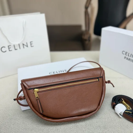 Celine Triomphe Marron Crossbody