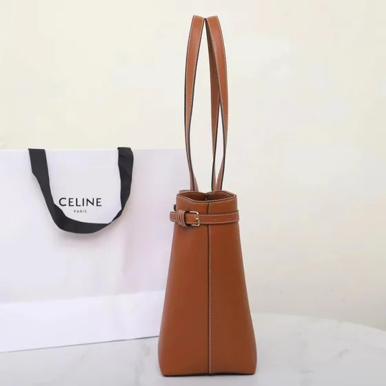 Celine Triomphe Tote Bruin Tote tas