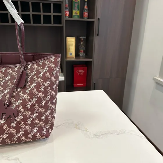 Coach City Bolso tote Borgoña Bolso tote