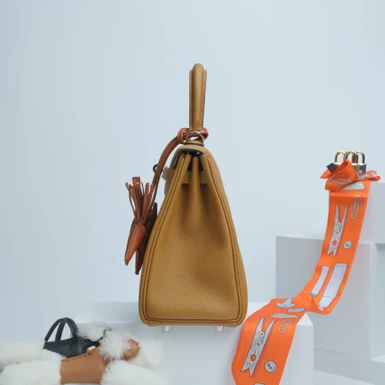 Hermes Kelly Biscuit Top Handle