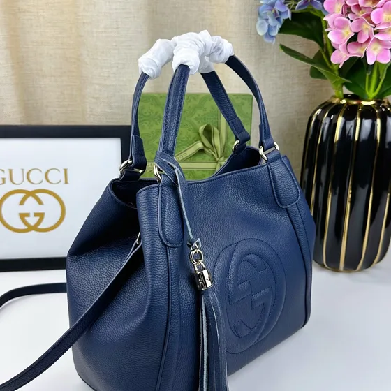Gucci 336751 Blue 30 26 14cm Top Handle