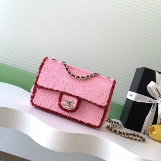 Chanel Classic Flap Pink Flap Bag