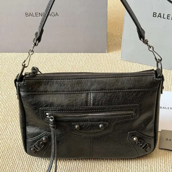 Balenciaga Le Cagole Men Crossbody Bag Black Crossbody