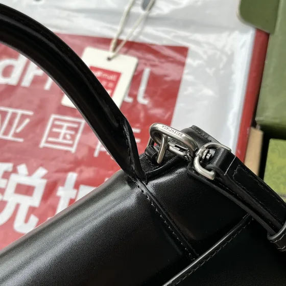 Balenciaga Sort Tegnebog