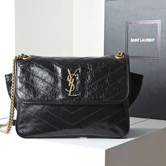 YSL Niki Black Crossbody