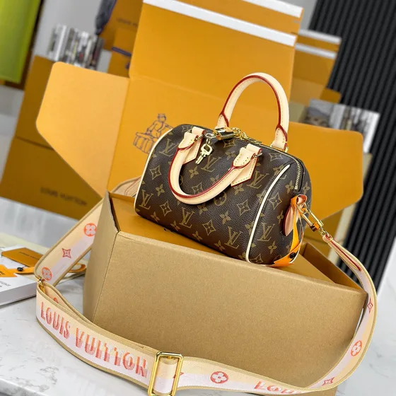 Louis Vuitton Speedy Bandoulière 20 Коричневый 20cm Верхняя ручка