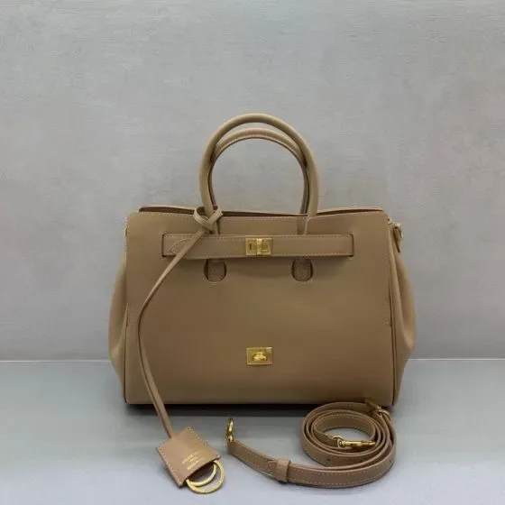 Balenciaga B-Buzz Carry All Bag Beige Top Handle