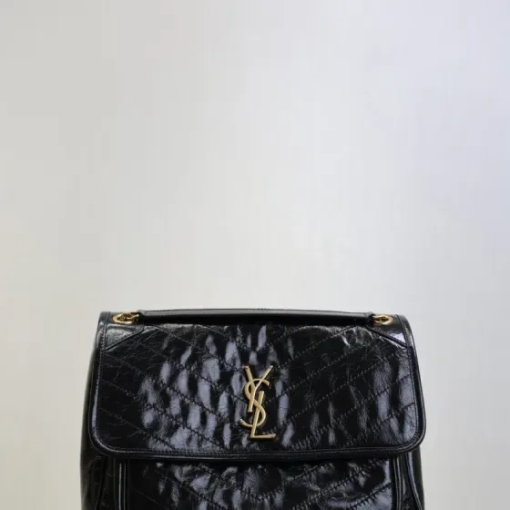 YSL Niki Black Shoulder Bag