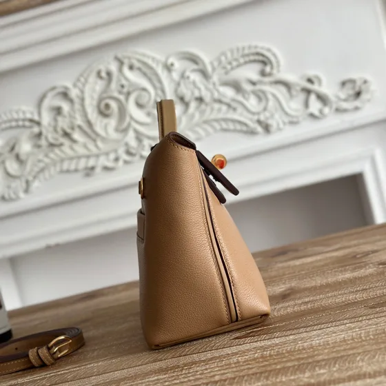Hermes Mini 24/24 Бежевый Верхняя ручка