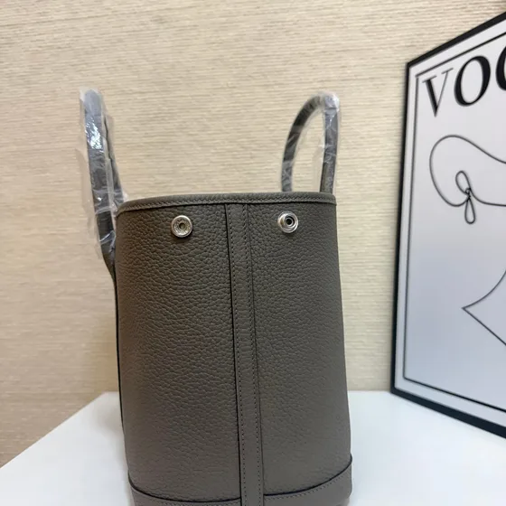 Hermes Garden Party Etain/Abu-abu Tote Bag