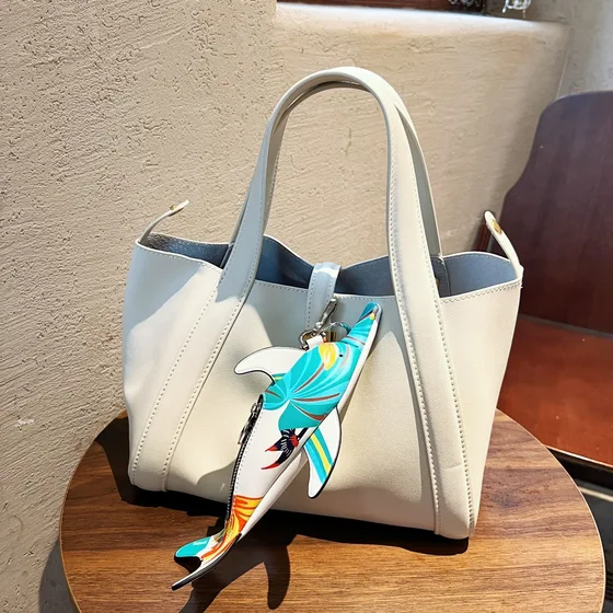 Loewe Dolphin Pouch Charm Multicolor Pouch