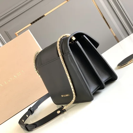 Bvlgari Serpenti Forever Crossbody Bag Black Crossbody