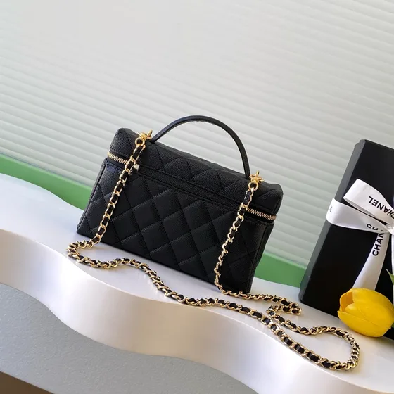 Chanel Vanity Case Preto Vanity