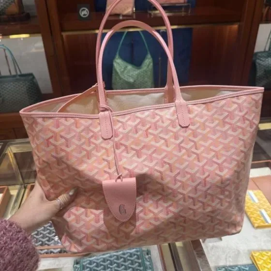 Goyard Saint Louis Pink Tote Bag
