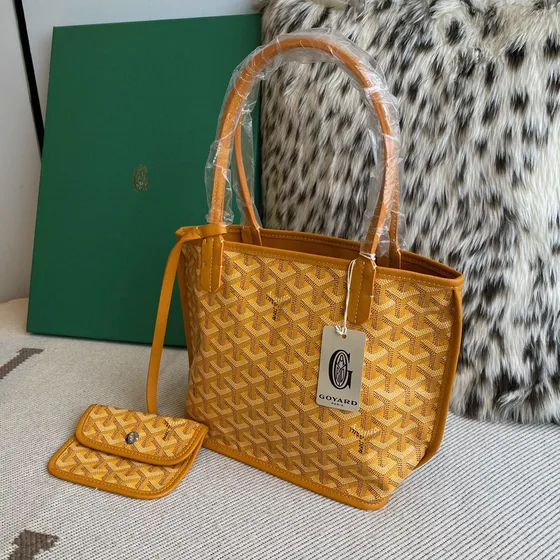 Goyard Anjou Mini Kuning Tote Bag