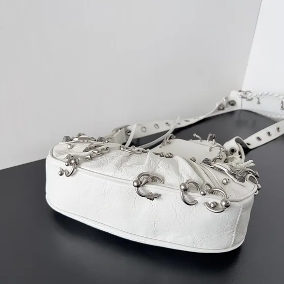 Balenciaga Le Cagole Schoudertas Wit Schoudertas