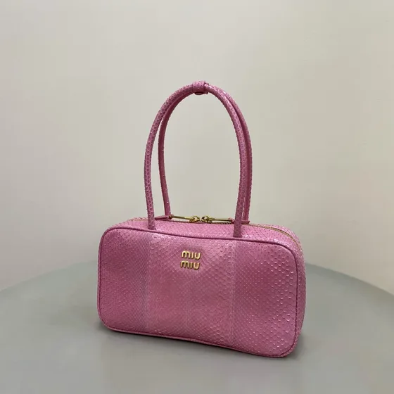 Miu Miu Beau Top Handle Bag Pink Top Handle