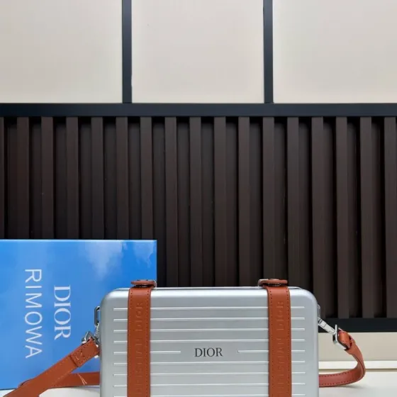 Dior x Rimowa messenger Silver crossbody