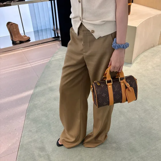 Louis Vuitton Keepall Bandoulière 25 Braun 25cm Crossbody