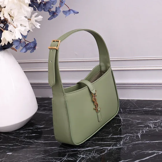 YSL Le 5 À 7 Hobo Bag Sage Hijau Hobo