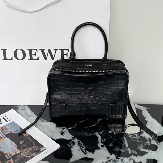 Loewe Amazona Bag Black Top Handle