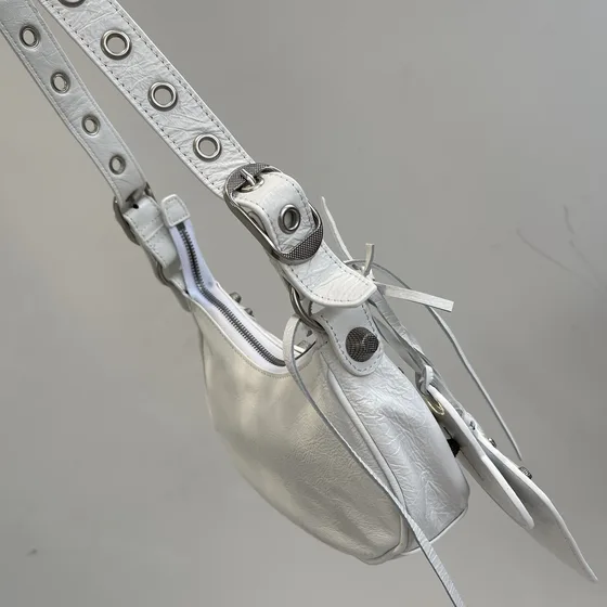 Balenciaga Le Cagole Mini Shoulder Bag White Shoulder Bag