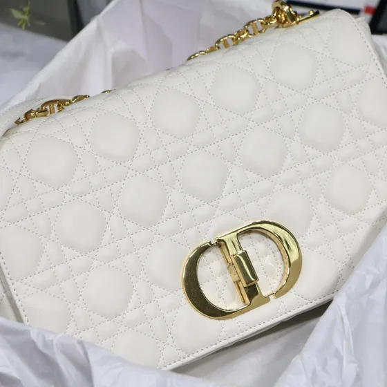 Dior Dior Caro สีขาว Crossbody