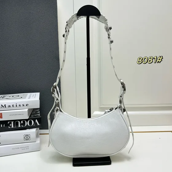 Balenciaga Le Cagole Shoulder Bag Graffiti White Shoulder Bag