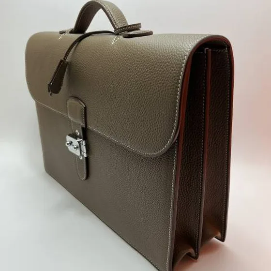 Hermes Briefcase بني 39cm business