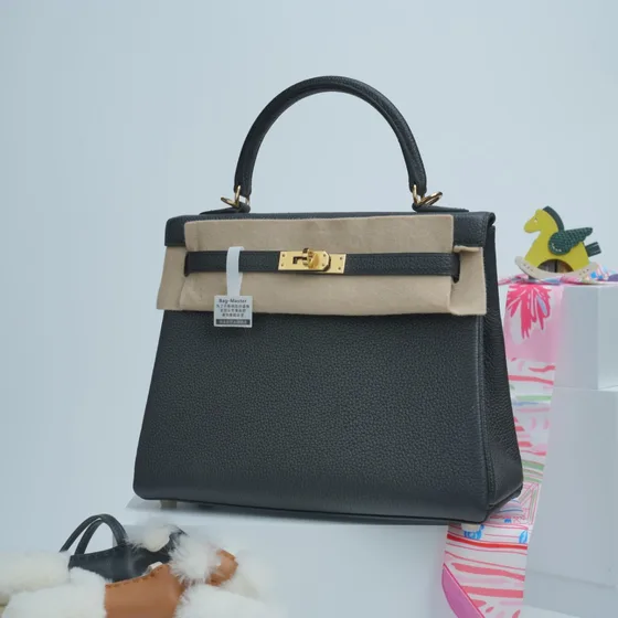 Hermes Kelly Negro Asa superior