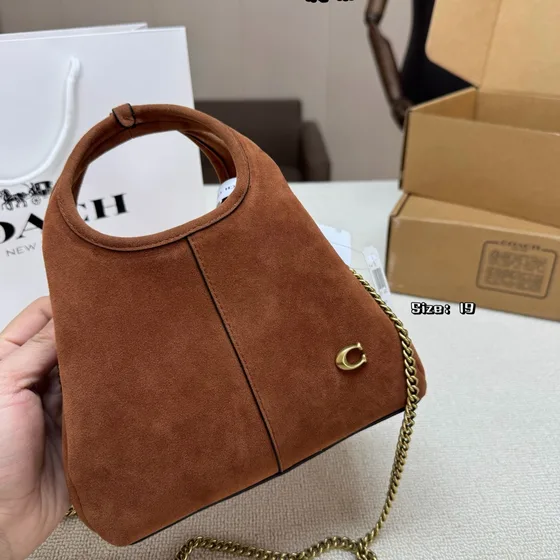Coach Mini Lana 19 Коричневый 19 Верхняя ручка