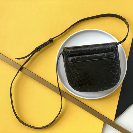 YSL Kaia Small Satchel Hitam Crossbody