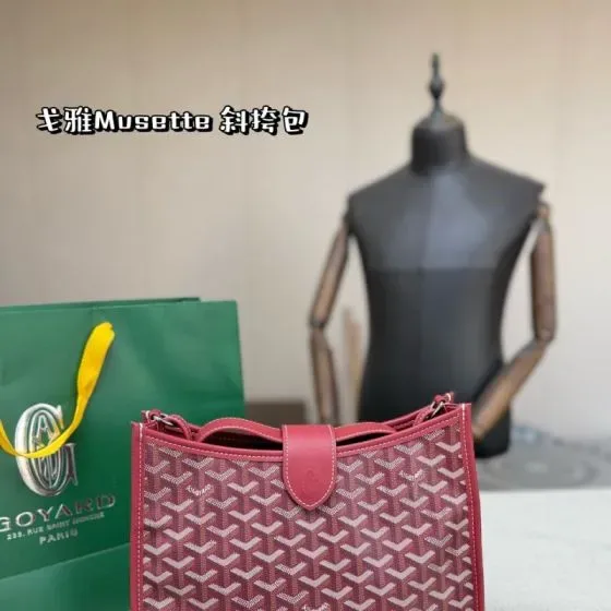 Goyard Musette Red Crossbody