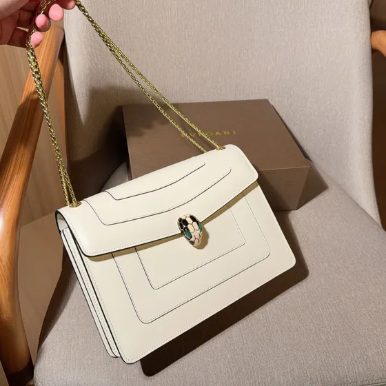 Bvlgari Serpenti Forever Blanco Crossbody